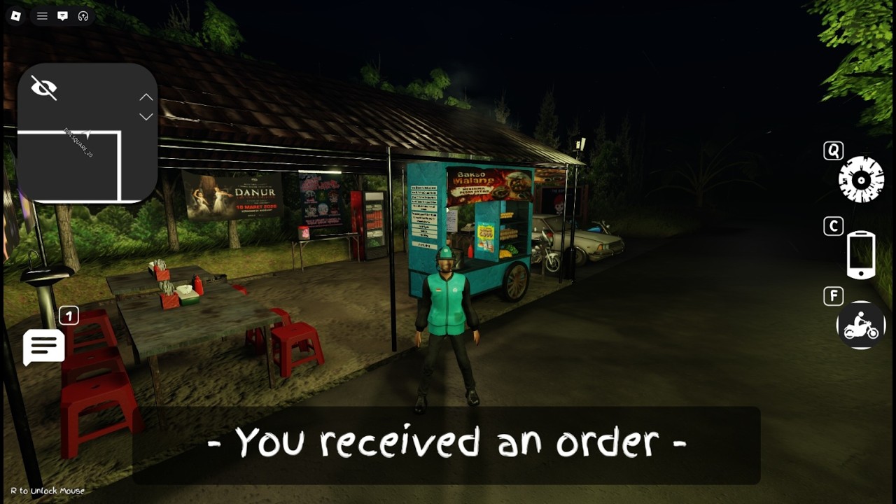 ROBLOX BAKSO MALANG VERSI OJEK! Antar Orderan Sampai Kaya?!