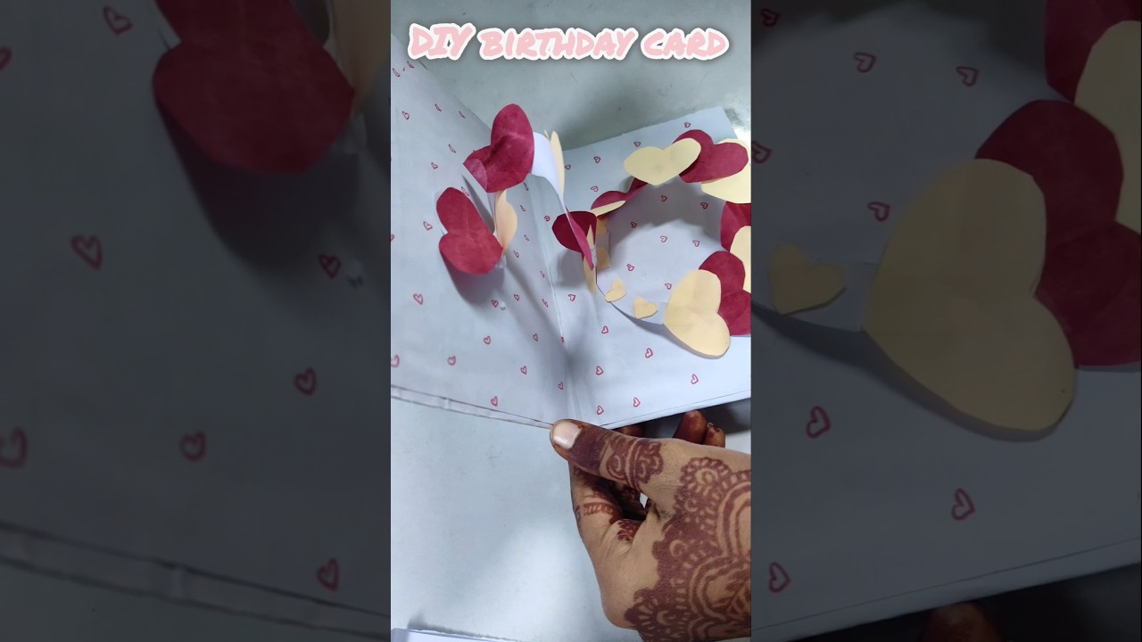 DIY birthday card .......💓