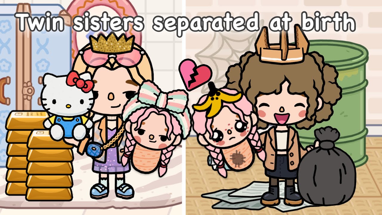 Twin sisters were separated at birth 🥺💖 | Toca Boca | Toca life story 