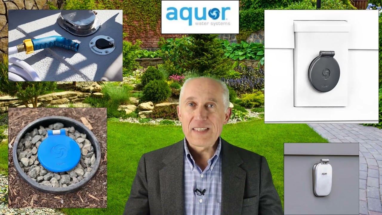 Voici les robinets extérieurs du futur Aquor water Systems, d’un esthétique inégalé,