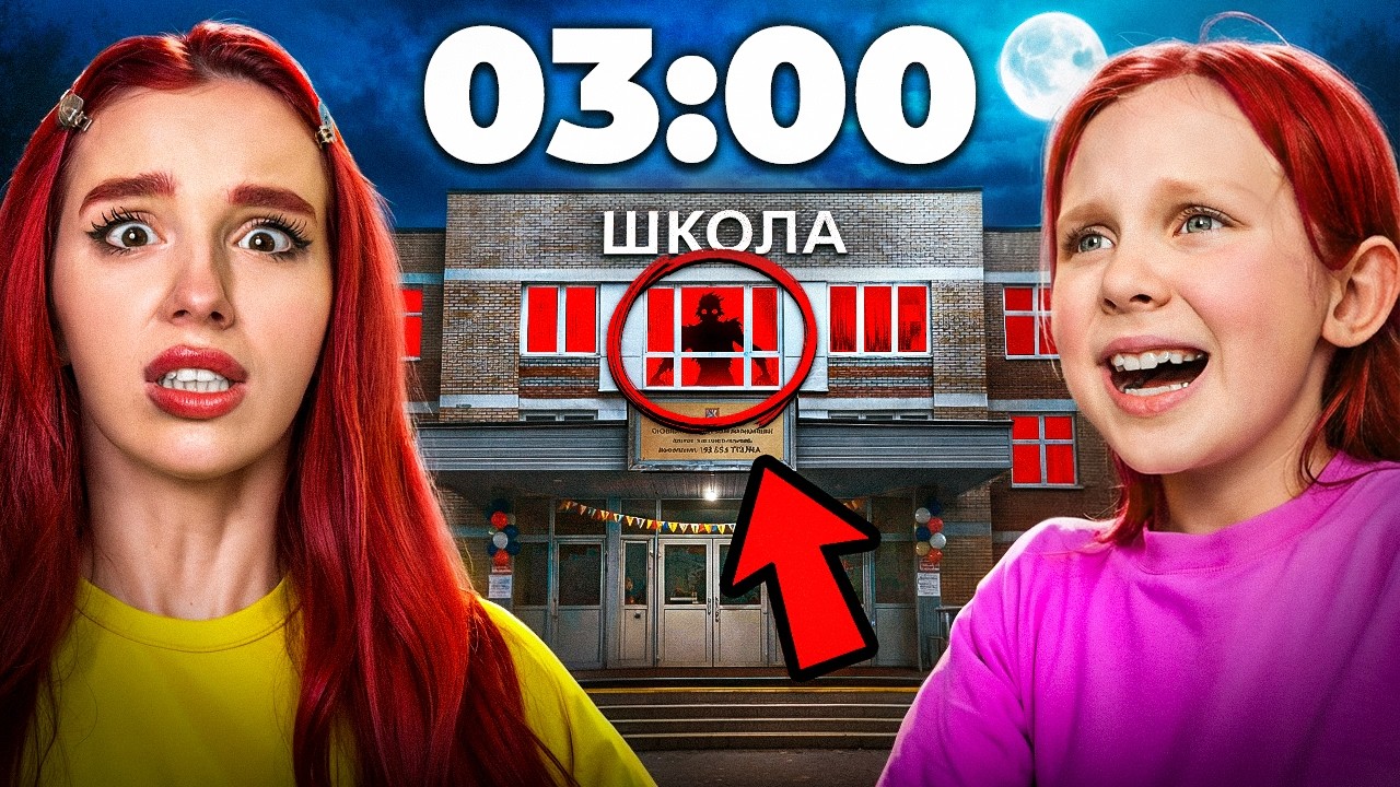 НИКОГДА не проникай В ШКОЛУ В 3 ЧАСА НОЧИ | Риви