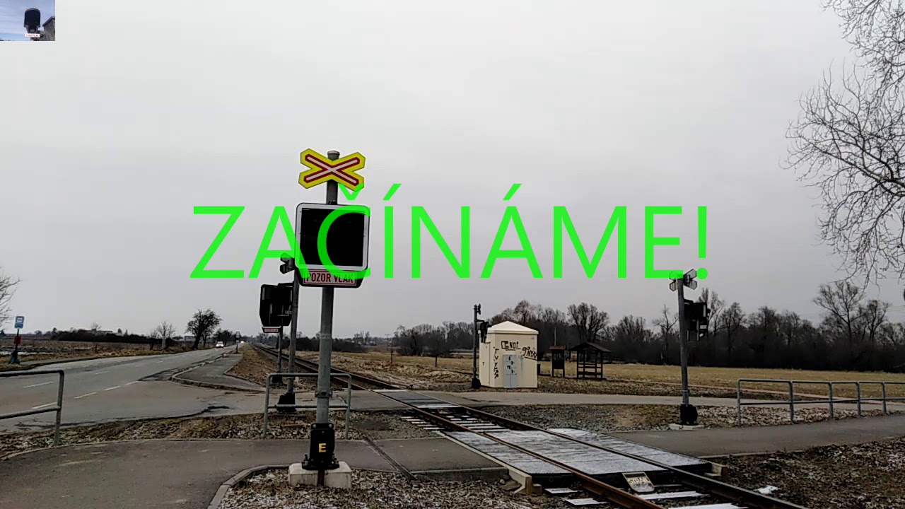 ŽELEZNIČNÍ PŘEJEZD OLOMOUC PODĚBRADY 7.2.2021
