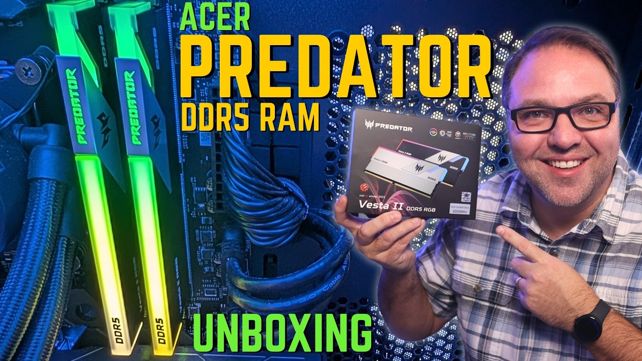 Acer Predator Vesta II RGB DDR5 32GB Ram Unboxing: A Closer Look!