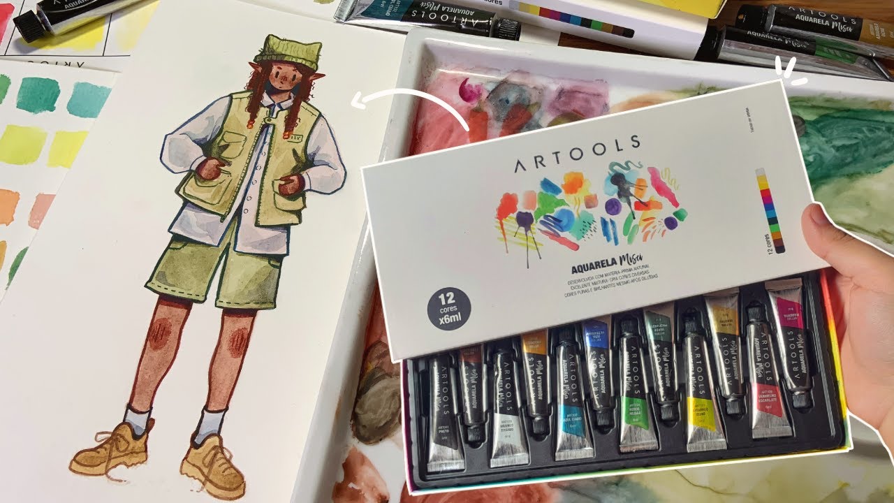 Aquarela Artools vale a pena? Testando + primeiras impressões