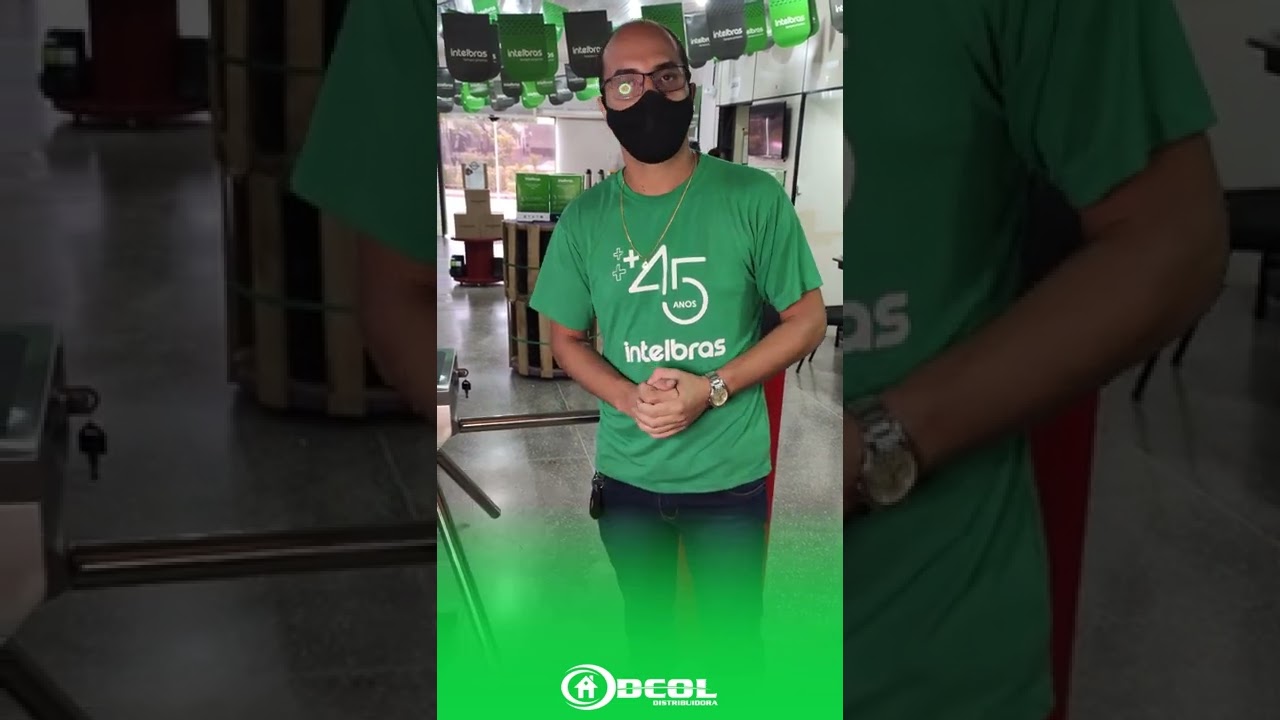 Demonstra&ccedil;&atilde;o da catraca intelbras (CAP 3000 Catraca pedestal)