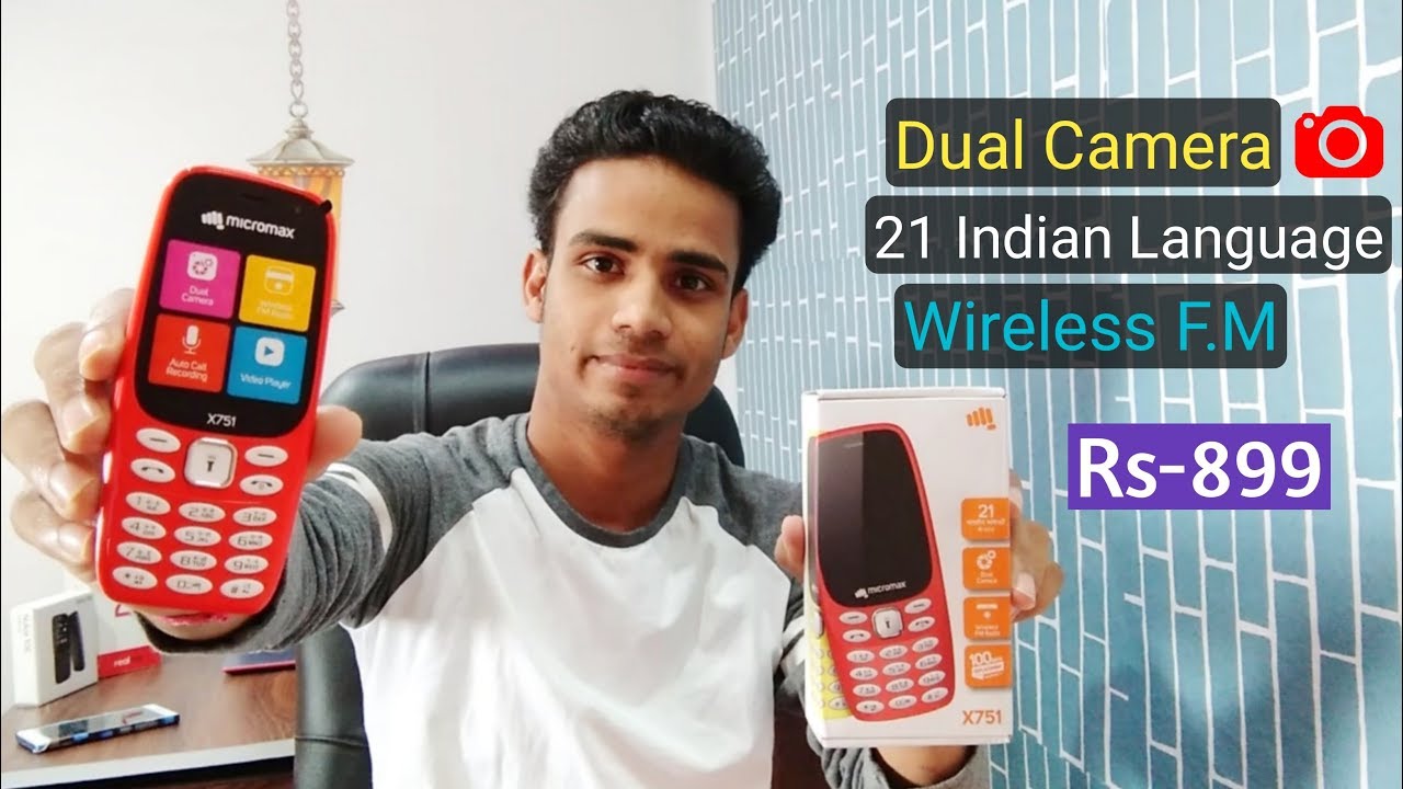 Micromax X751, Dual Camera, 21 Language, Wireless F.M, Rs-899, TABAHI!