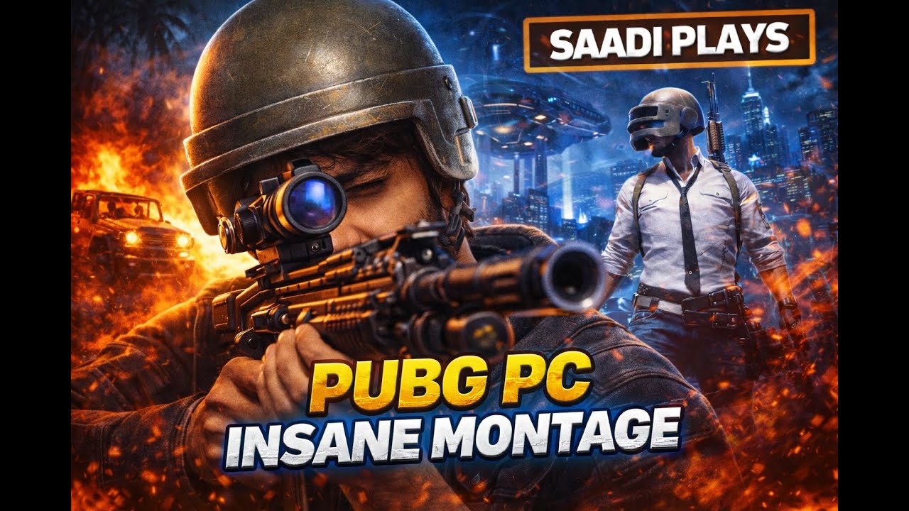Pubg Pc Insane Montage | Ryzen 7 5700x + RTX 5060ti | Saadi Plays