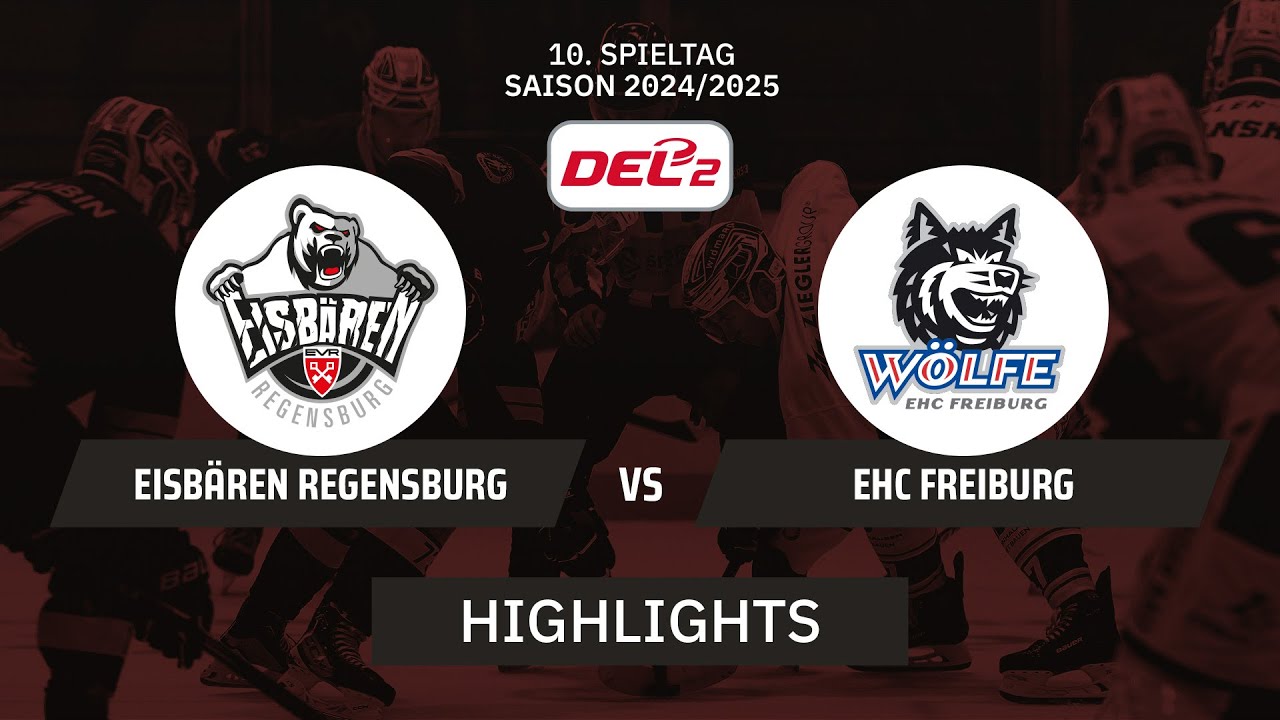 DEL2: Eisbären Regensburg vs. EHC Freiburg | Highlights - 10.Spieltag | SDTV Eishockey