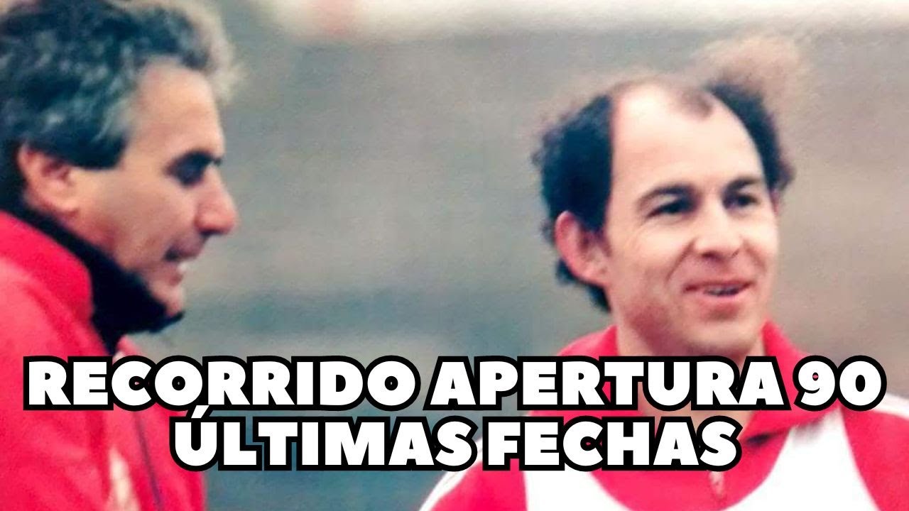 INDEPENDIENTE Recorrido Apertura 1990 fechas 14-19