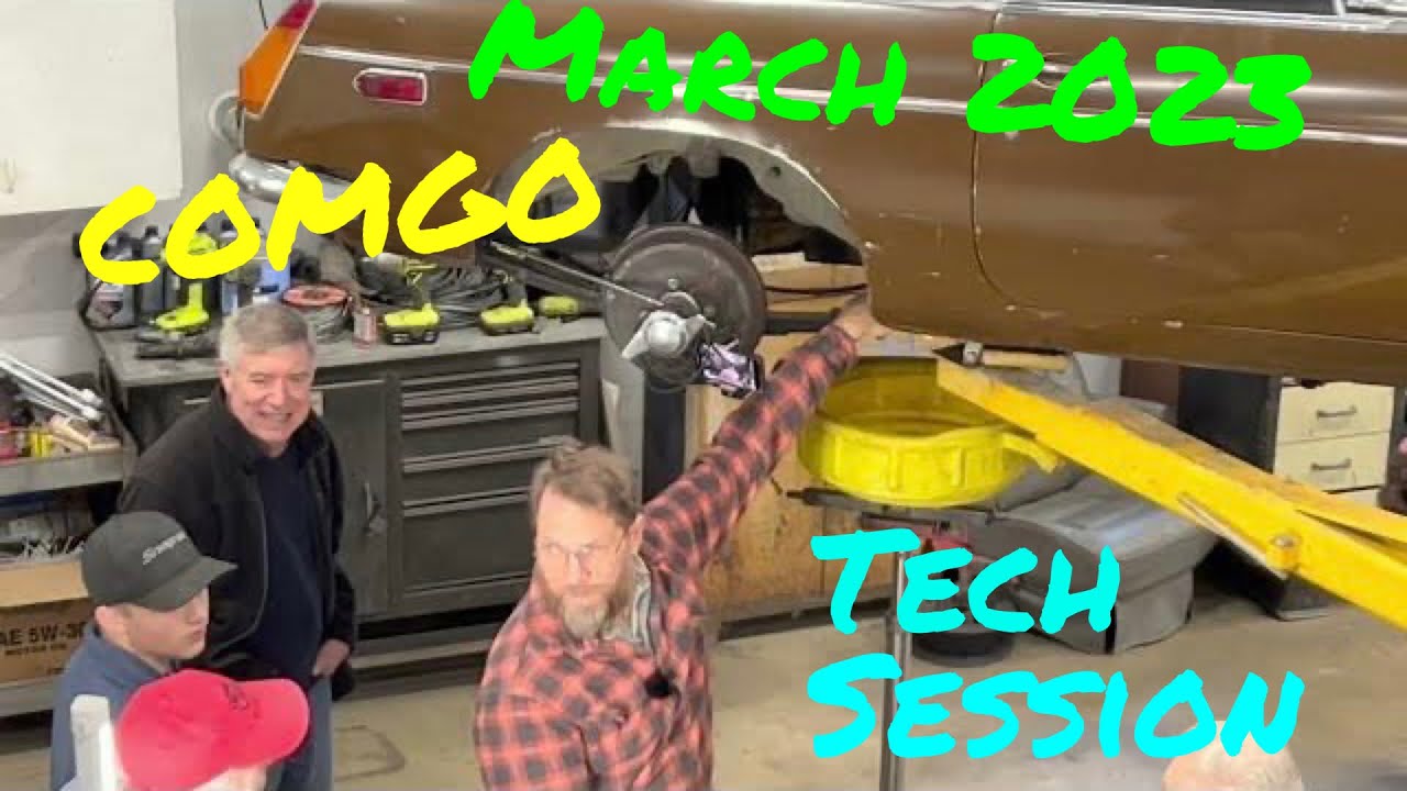 Техническая сессия Comgo в марте 2023 г., замена топливного насоса MGB SU '70