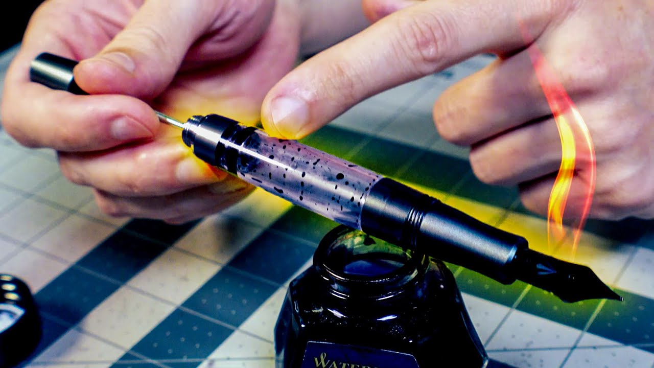 they sent me a Monster -- Prototype Fountain Pen Drawing