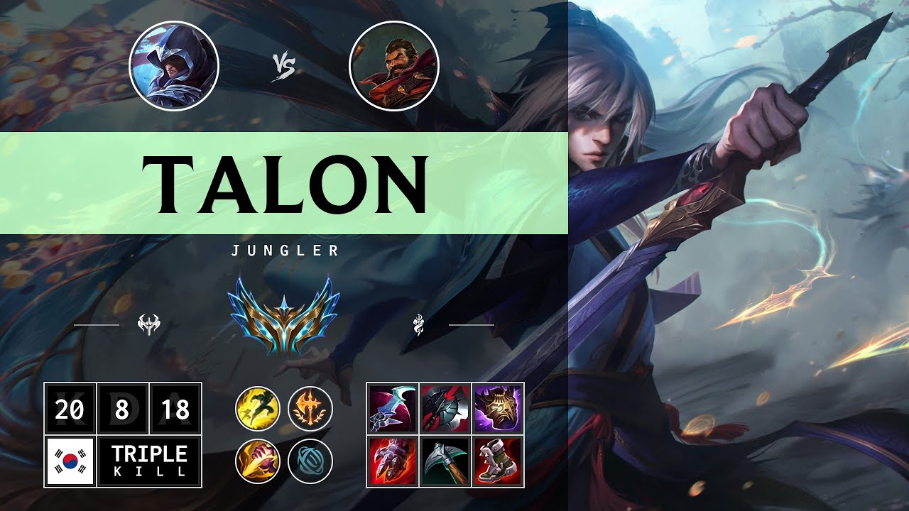 Talon Jungle vs Graves - KR Challenger Patch 14.13