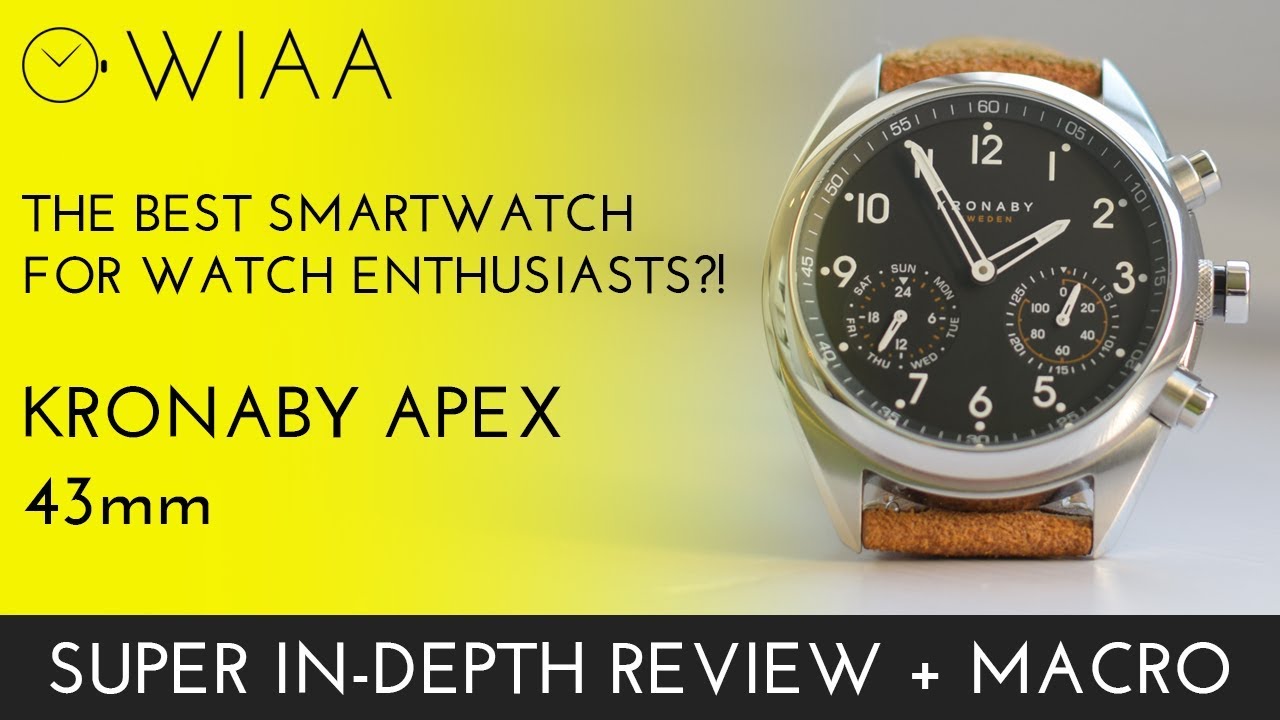 The perfect smartwatch for watch enthusiasts? Kronaby Apex 43mm Watch Review + Unboxing