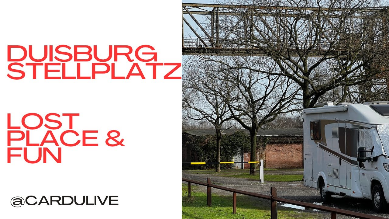 Duisburg: WoMo Stellplatz am Landschaftsgarten:faszinierende Industriegeschichte und moderne Nutzung