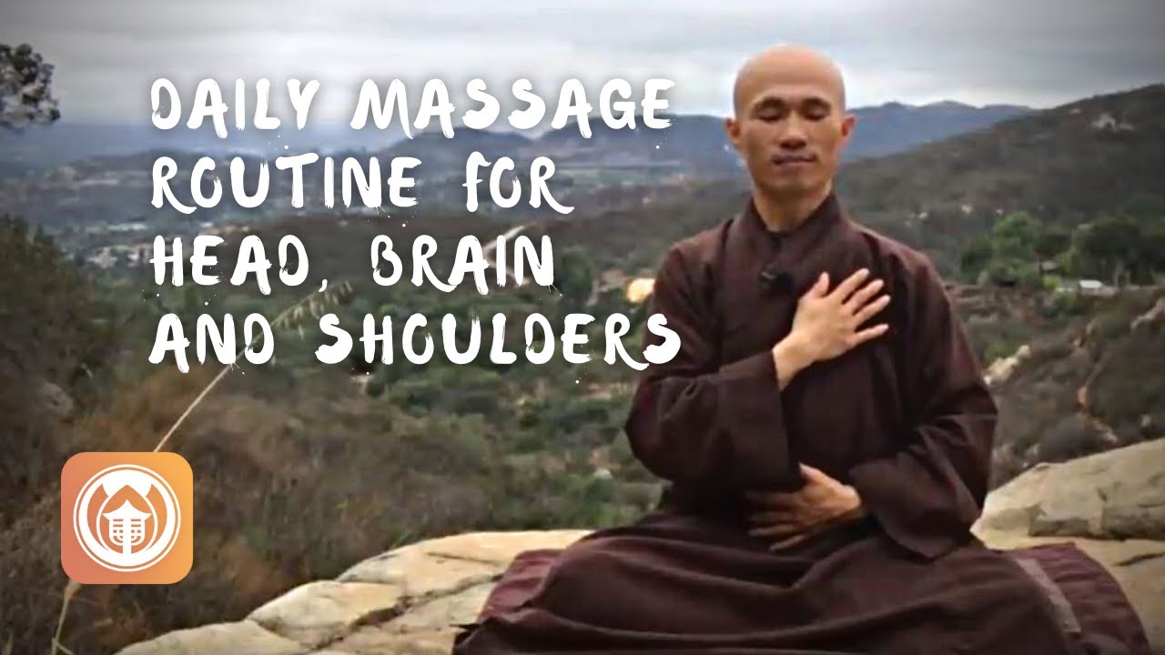 Ежедневная практика цигун: массаж головы, мозга и плеч для расслабления и хорошего сна (10 минут)