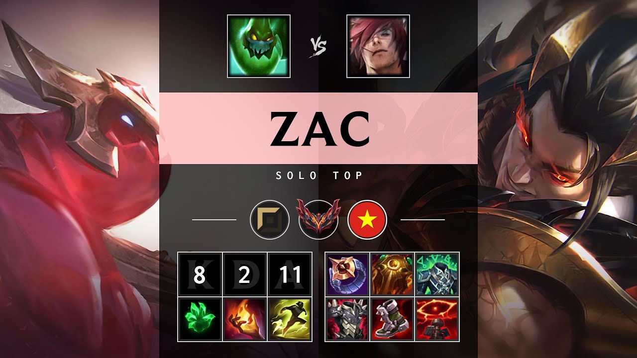 Zac Top vs Sett - VN Grandmaster Patch 25.20