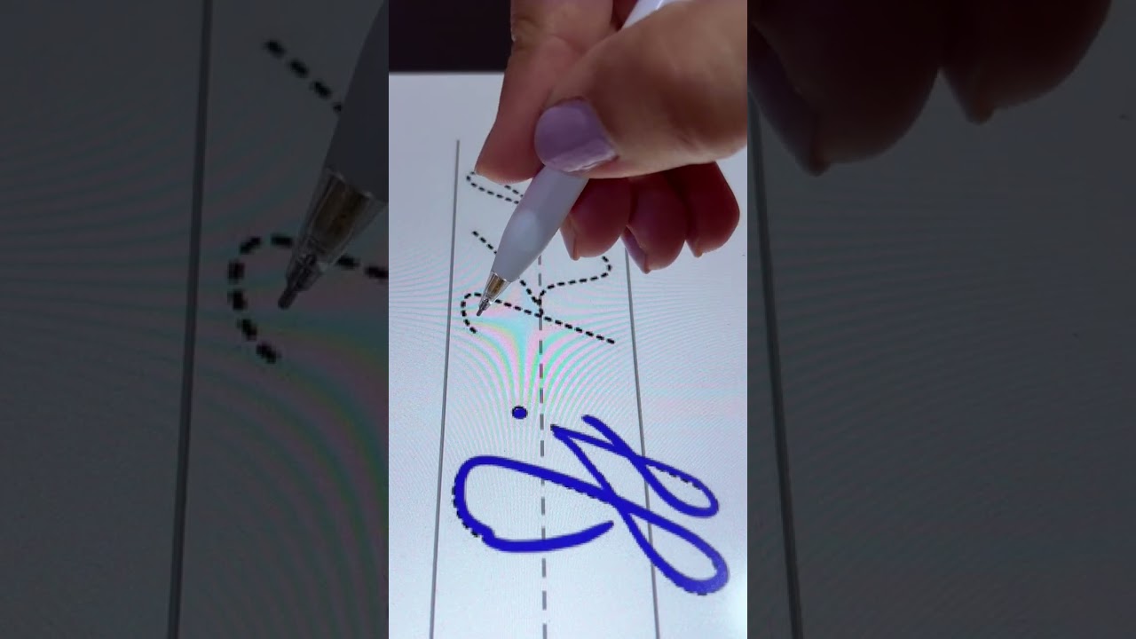 Writing A to Z in Cursive with Easy Practice ✍️ | Improve Handwriting Step by Step