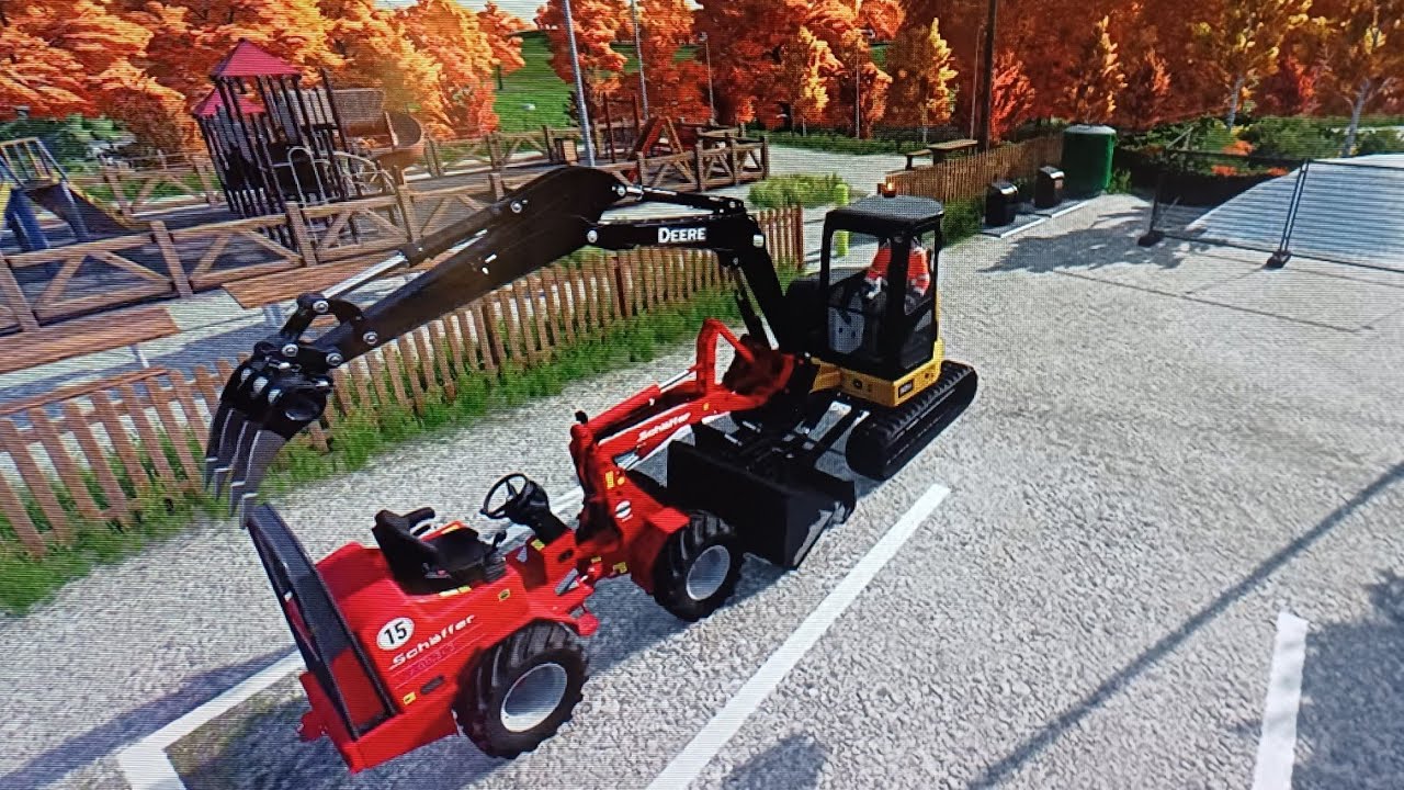 Transporting/looking at tractors & trucks/small change at project |Garden Service/Lawn Care|Fs22|Ps5