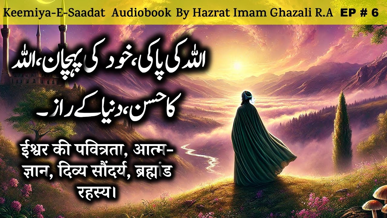 Allah ki Paaki, Khud ki Pehchan, Allah ka Husn, Duniya ke Raaz | Kimiya E Saadat | Imam Ghazali R.A.