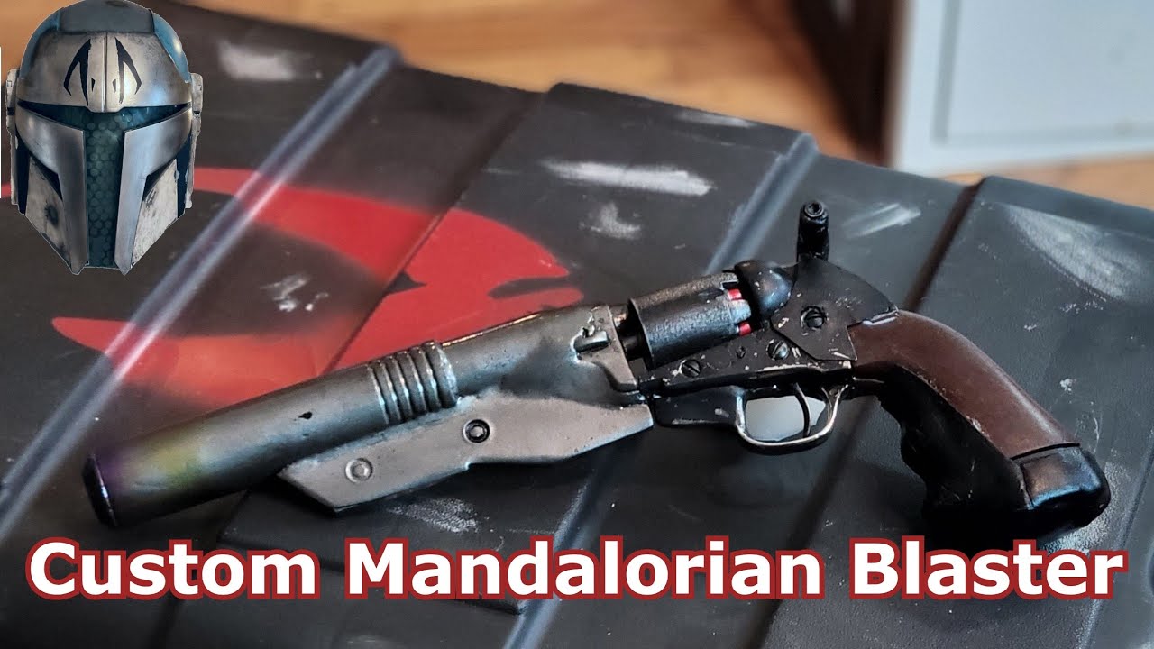 kitbashed Star Wars Blaster - Mandalorian build