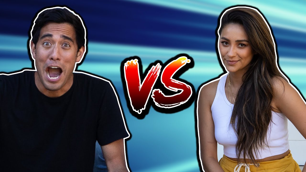 Challenging Shay Mitchell For A Vacation | Magic with Celebrities