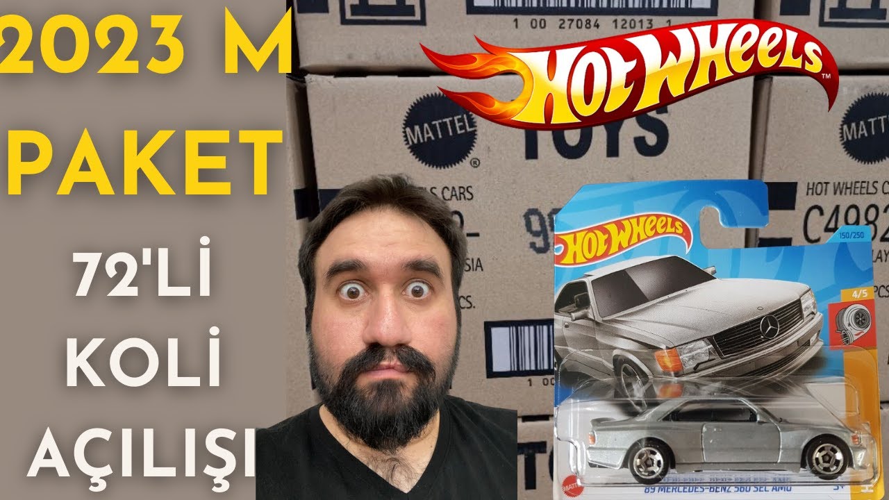 Hot Wheels Regular 2023 M Case 72'li Koli Açılışı