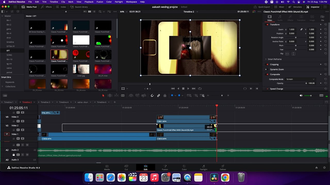 WEDDING HIGHLIGHT ll TUTORIAL ll davinci resolve ll 2024