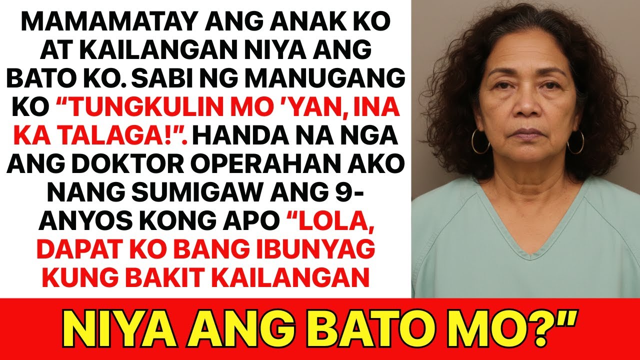 Ilang saglit na lang bago ko alay ang bato ko sa anak ko nang binunyag ng apo ko…