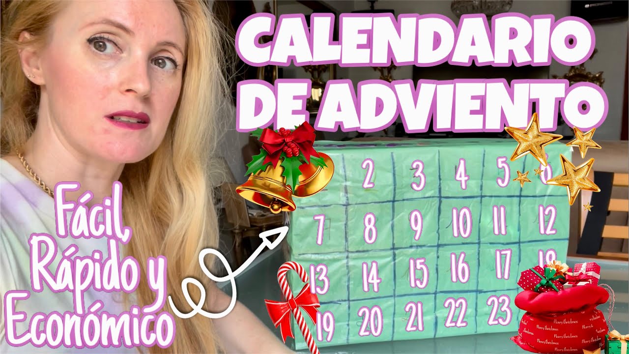 DIY CAJA CALENDARIO de ADVIENTO PARA NIÑOS | Así lo hago yo