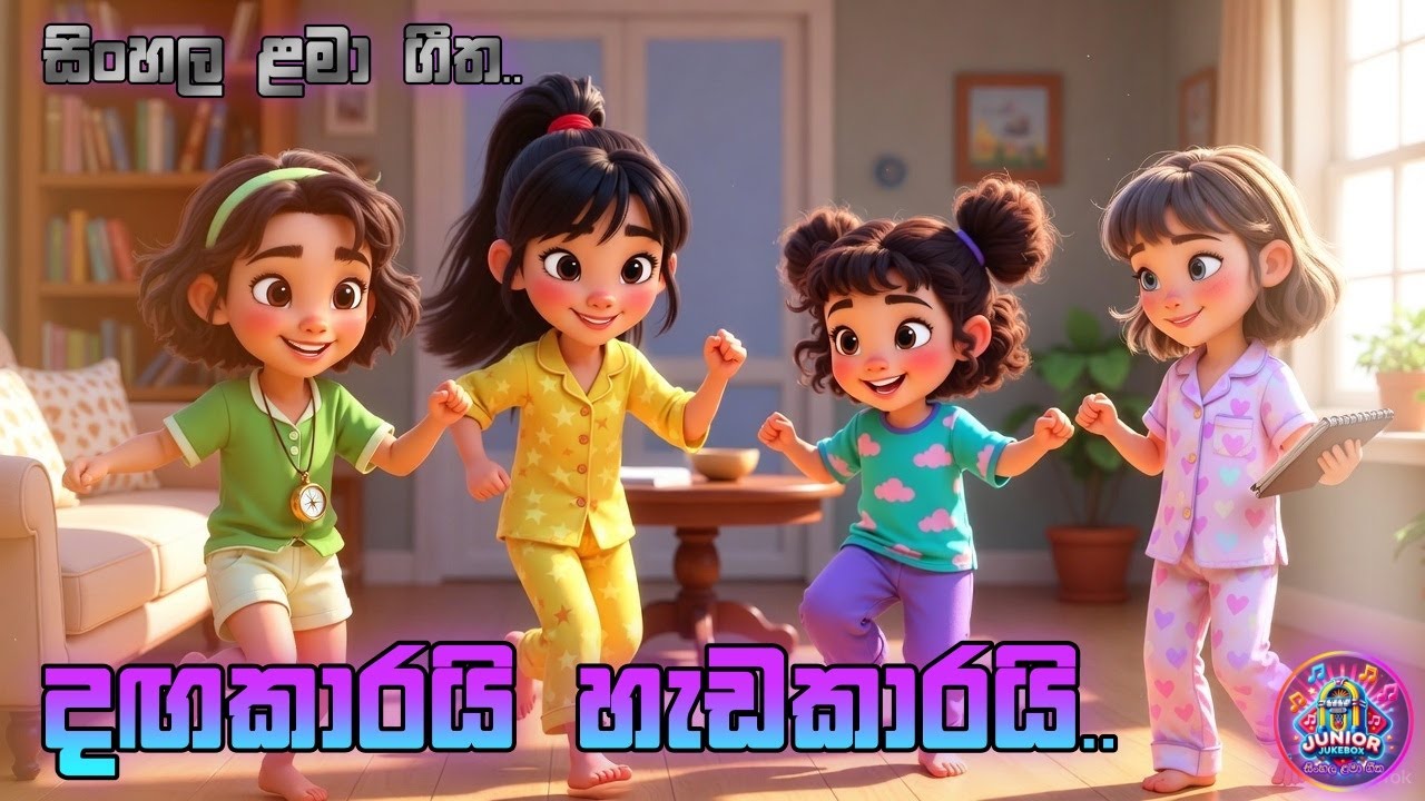 Sinhala Kids Songs | දඟකාරයි හැඩකාරයි | Dagakarai Hadakarai | සිංහල ළමා ගීත - Junior Jukebox