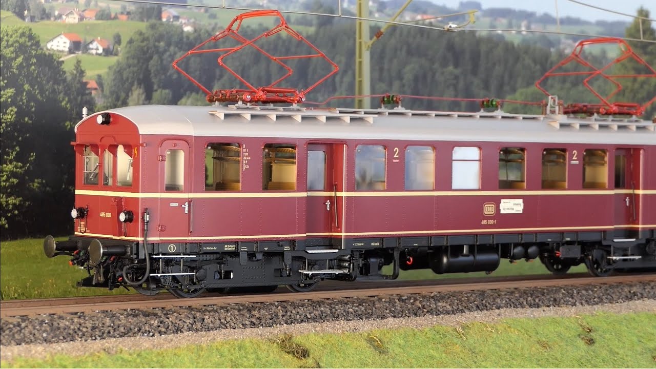 1:32 Elektrotriebwagen Baureihe ET 85 + ES / EB 85 von Wunder &ndash; Modellbahn Spur 1 Messing-Handmuster