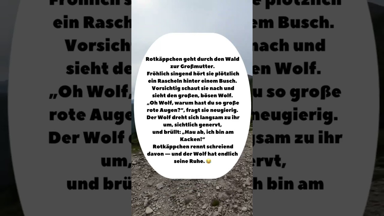 Rotk&auml;ppchen 2.0 😂