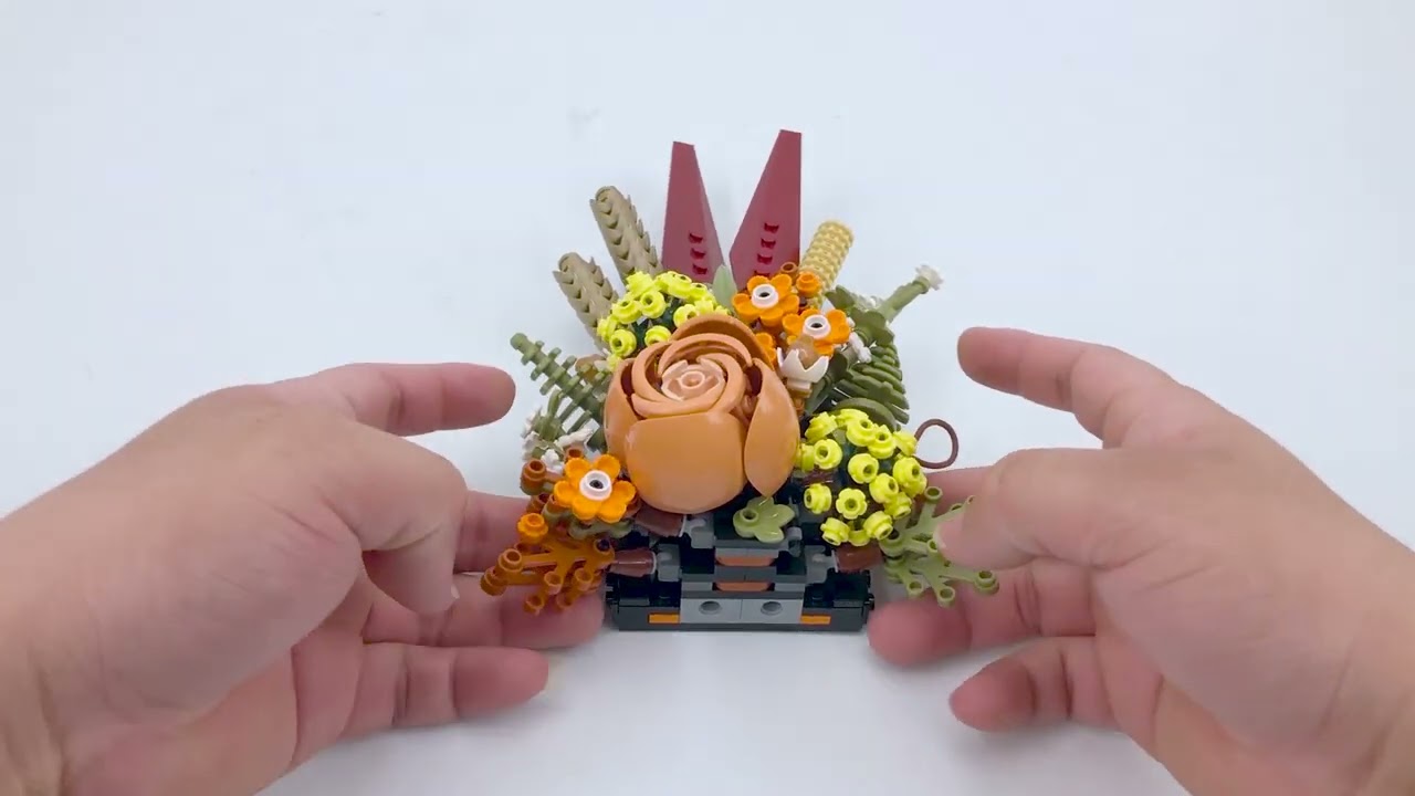【BX577 Installation Video】Briksmax Light Kit For Dried Flower Centerpiece 10314