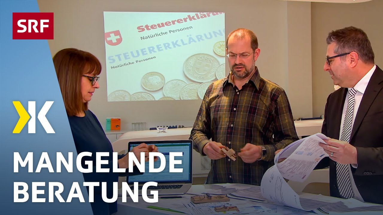 Steuerberatung im Test: Fast alle fallen durch | 2017 | Kassensturz | SRF