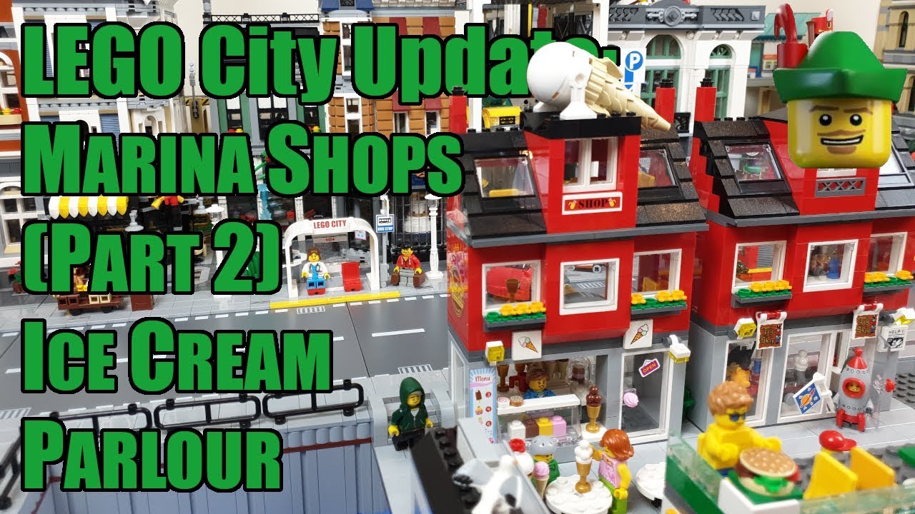 LEGO City Update - Marina Shops Part 2 - Ice Cream Parlour 7641 🍦🏹