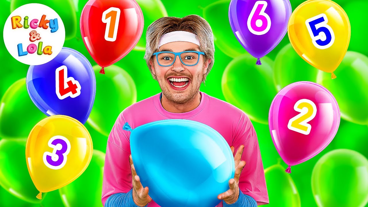 Math is Fun! 🎵 Count with Ricky! | Educational Song for Toddlers