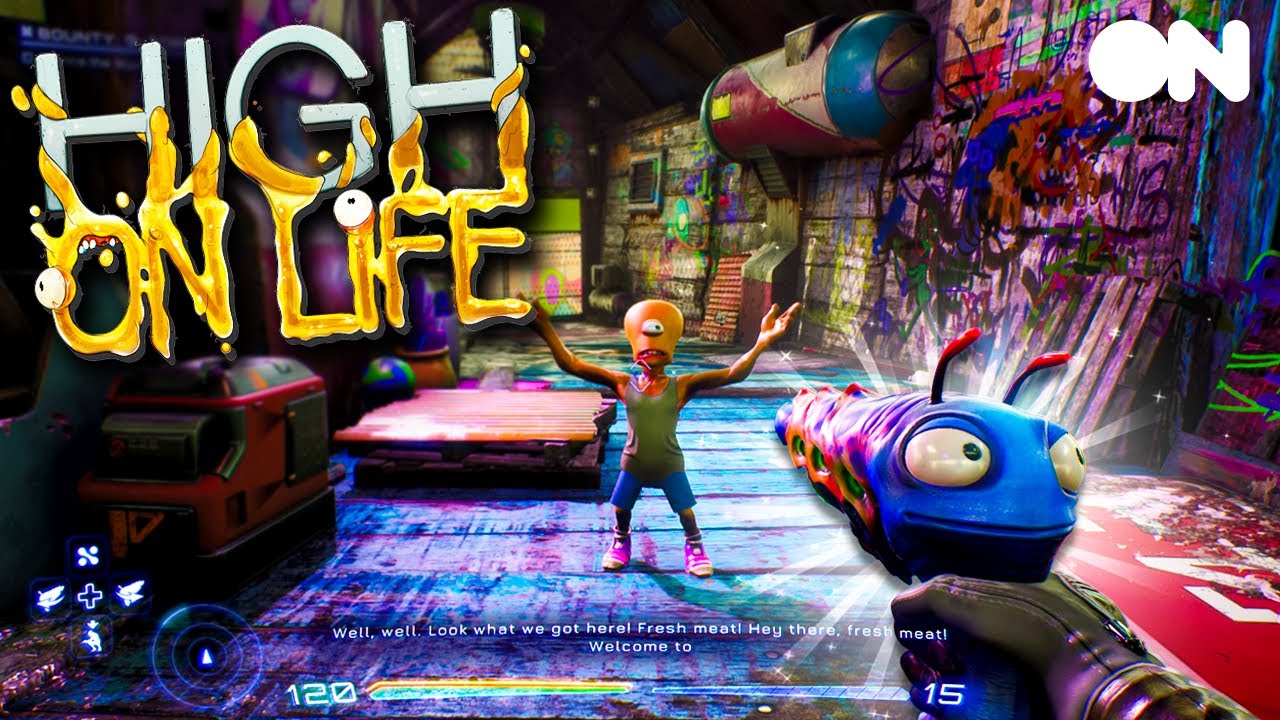 High On Life 4K Gameplay &ndash; Blim City Exploration & Boss Fight