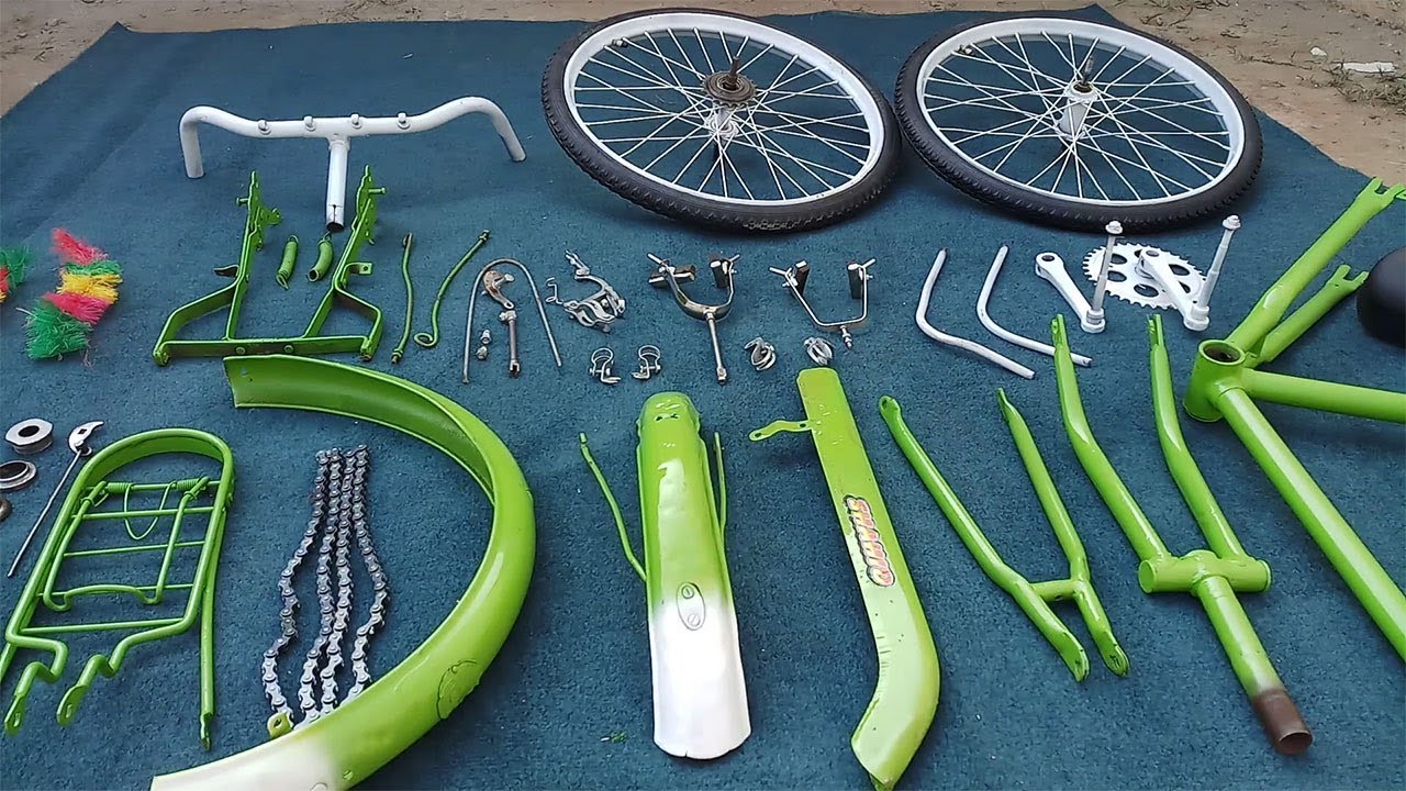 Old Bicycle Restoration and Assembling - Complete Restoration