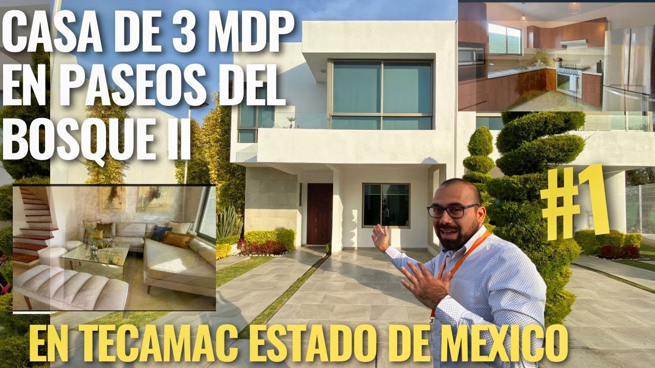 Así es una casa de 3.1 MDP en Tecamac Estado de México, fraccionamiento con casa club, alberca y más