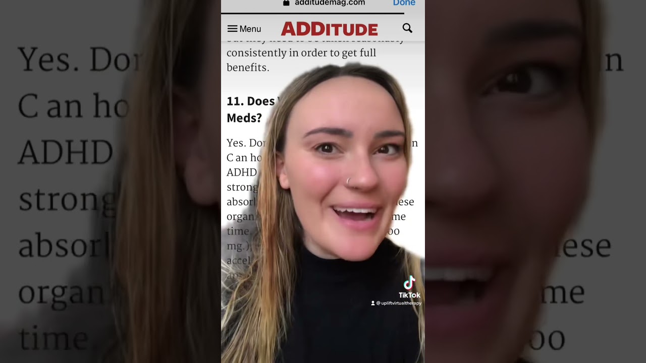 are you on ADHD medication? Watch this! #adhd #adhdrelief