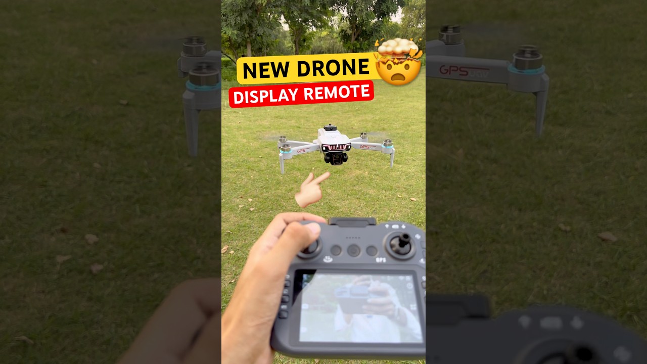 Best drone S20 GPS 🔥 Display remote 1 km range with HD camera fold double drone cheapest price