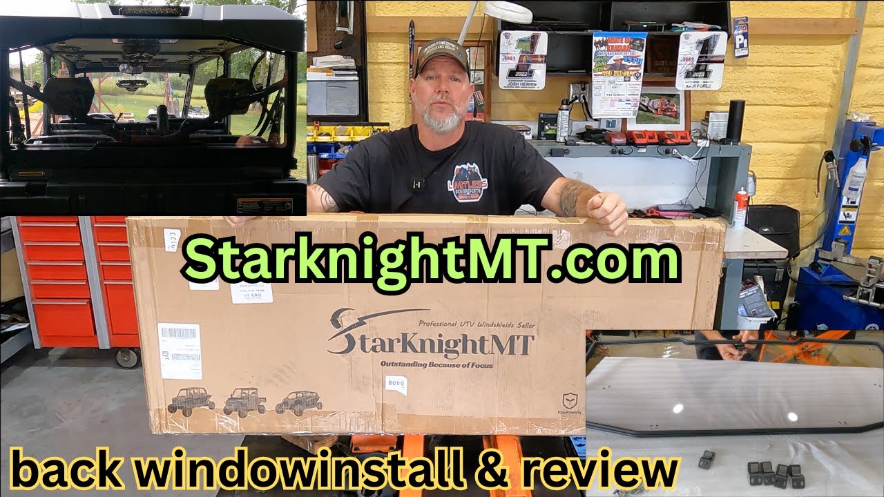 CAN-AM Defender back window from StarknightMT.com
