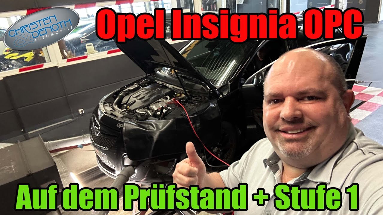 Opel Insignia OPC auf dem Prüfstand / + Stufe 1 mcchip-dkr