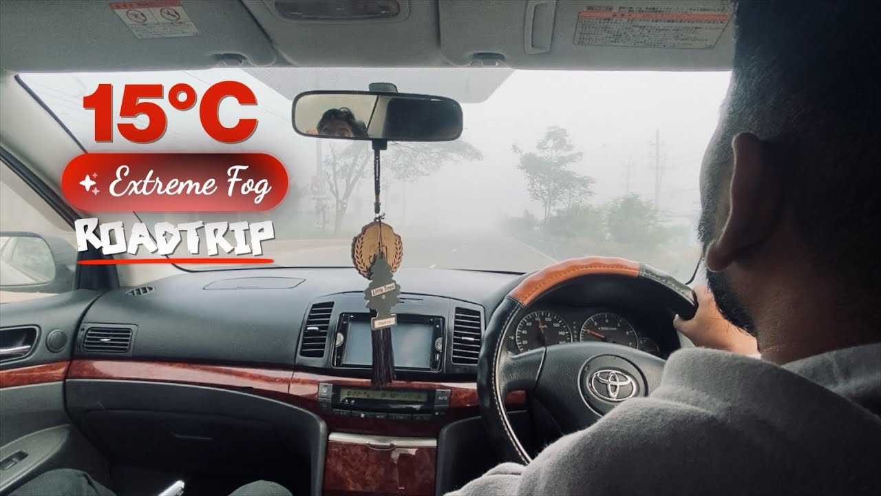 Driving During Heavy Fog - Almost Zero Visibility | POV Drive