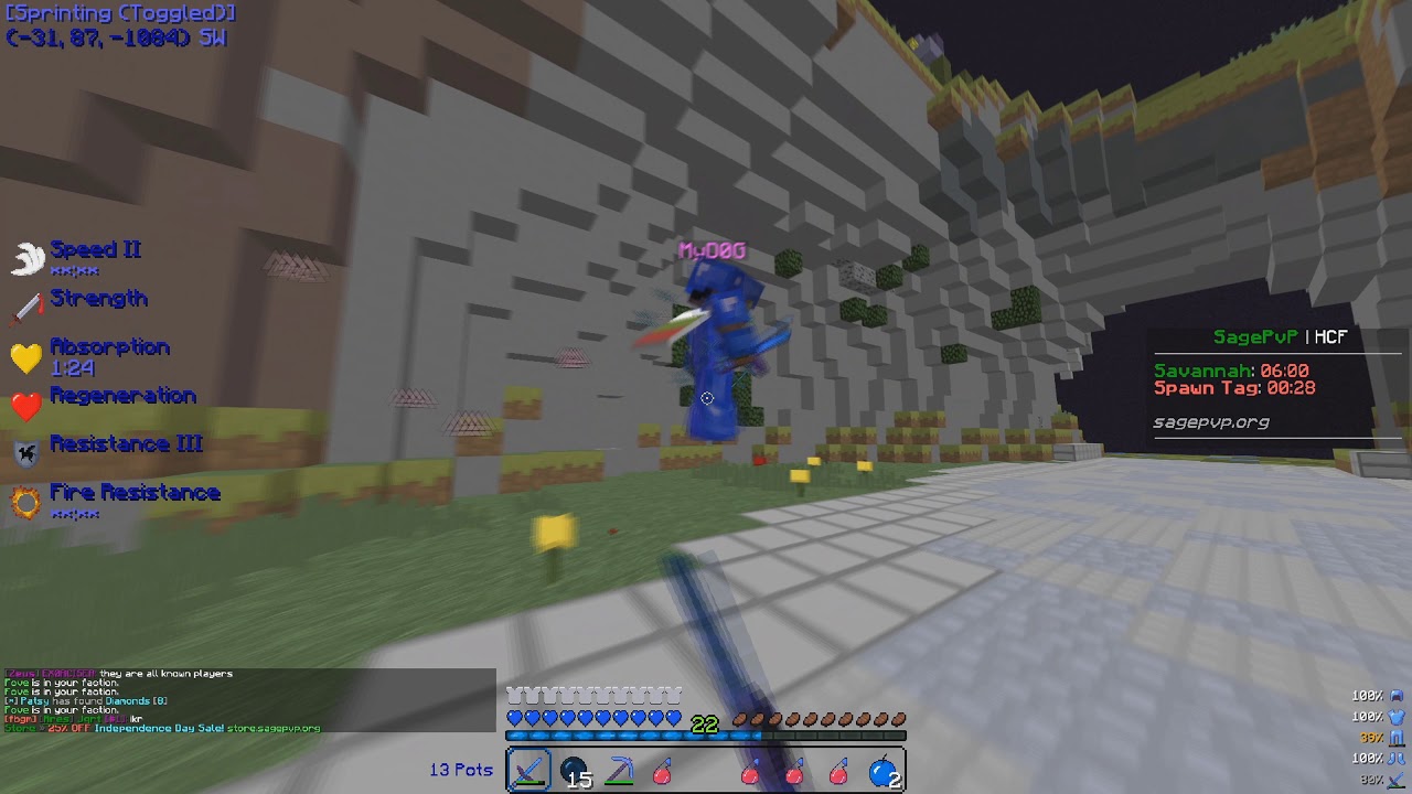 SagePvP HCF | Mellow ❄️ vs Demonic 😈