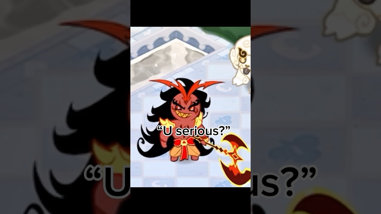Seeing how burning spice cookie reacts to others #cookierunkingdom