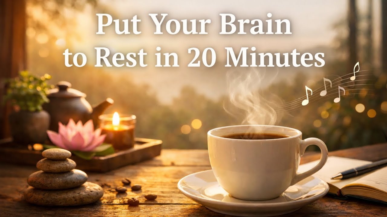 Put Your Brain to Rest in 20 Minutes 🌿 Stress Relief Meditation Music for Morning & Coffee