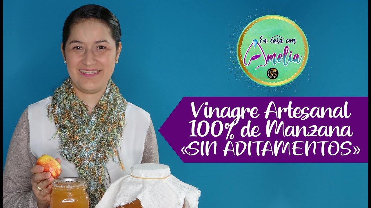 Vinagre Artesanal 100% de Manzana - «SIN ADITAMENTOS» | En casa con Amelia
