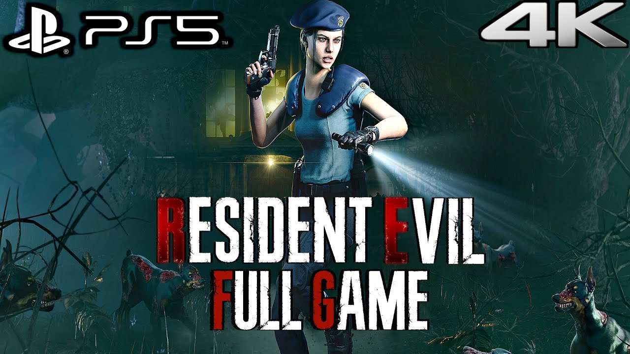 RESIDENT EVIL PS5 Gameplay Walkthrough FULL GAME 4K ULTRA HD (Jill Valentine)