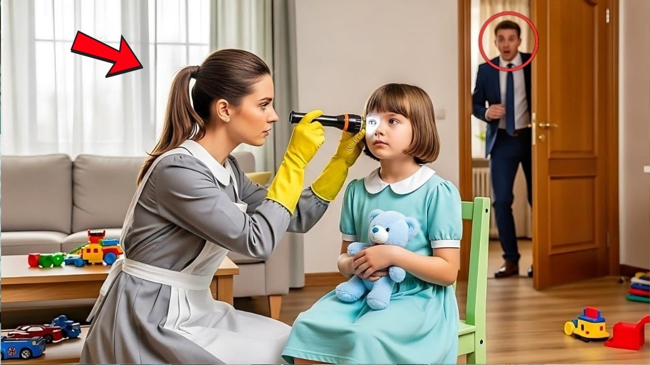 Un millionnaire croyait sa fille aveugle — la bonne découvre un secret qui change tout à jamais!!